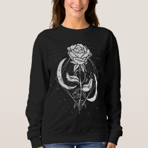Sudadera Rosa Satánica Grunge Oculto Gótico Punk Metal Góth