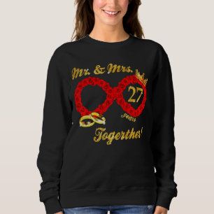 Sudadera Rosa Sr. Sra. Infinite Love Together Casried Coupl