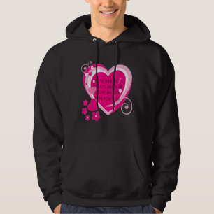 Sudadera Rosa violeta roja es azul me encanta mi corazón de