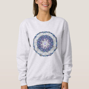 Sudadera Rosada azul y copo de nieve