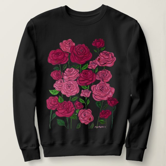 Sudadera Rosas Empoderadoras (Anverso del diseño)
