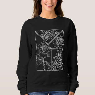 Sudadera Rosas Flor Estética Grunge Gothic Emotional Pun