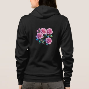 Sudadera Rosas Holográficos Irlandeses Sobre Los Estrellos