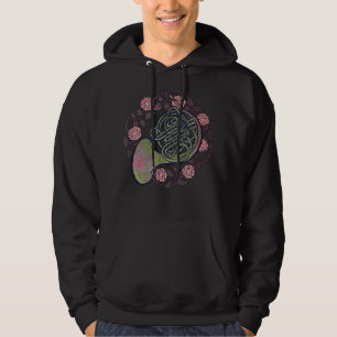Sudadera Rosas musicales de clase de bandas de arte del Cue