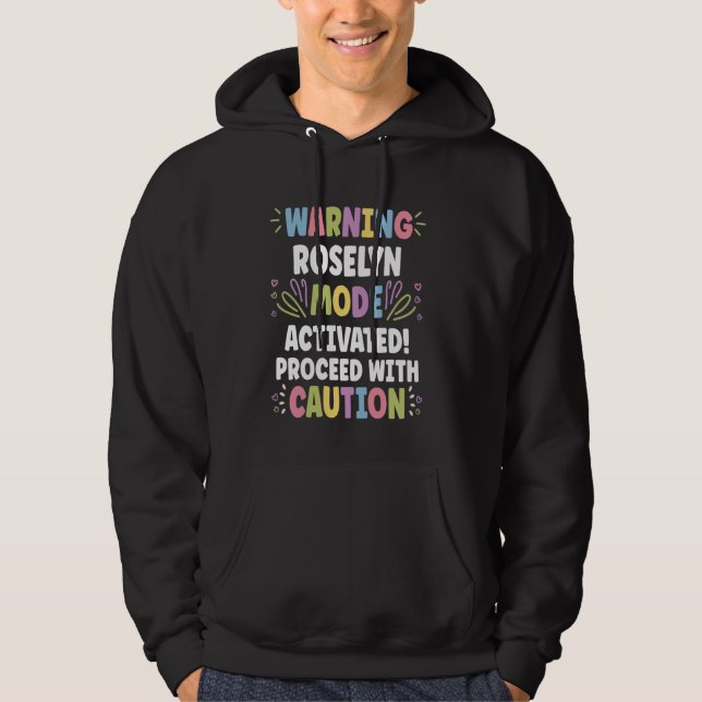 Sudadera ROSELYN Nombre Personalizado Funny Personalizado C (Anverso)