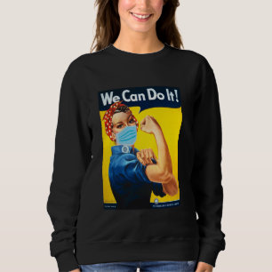 Sudadera Rosie The Riveter Face Podemos Hacerlo Face Mask E