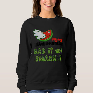 SUDADERA ROSS FLYING WATERMELON GAS IT AND SMASH IT