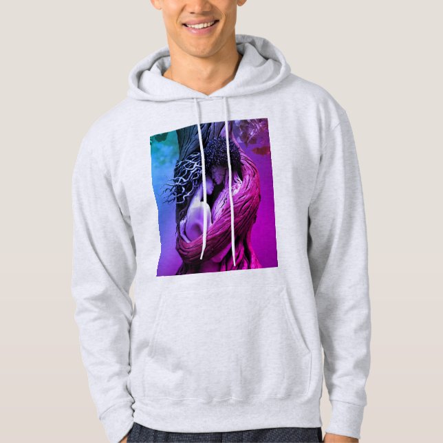 Sudadera "Rosy Woods: Pair Hoodie rosado adorable" (Anverso)