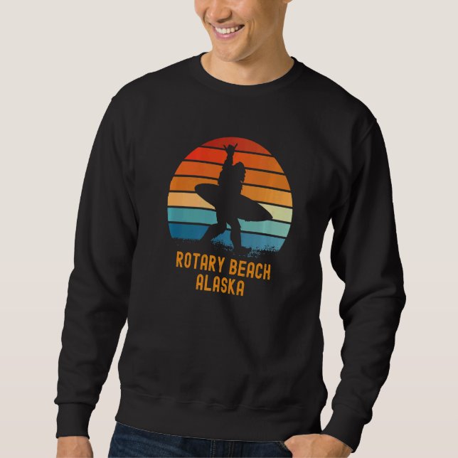 Sudadera Rotary Beach Alaska Sasquatch Souvenir (Anverso)