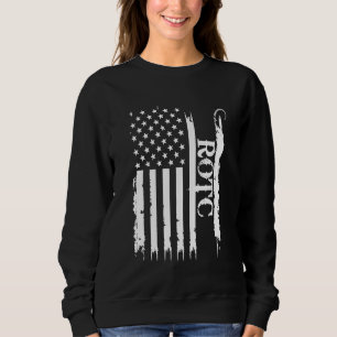 Sudadera ROTC Estados Unidos en problemas con bandera estad