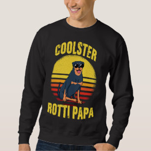 Sudadera Rotti Dad Retro Dog Lover Rottweiler Gassi