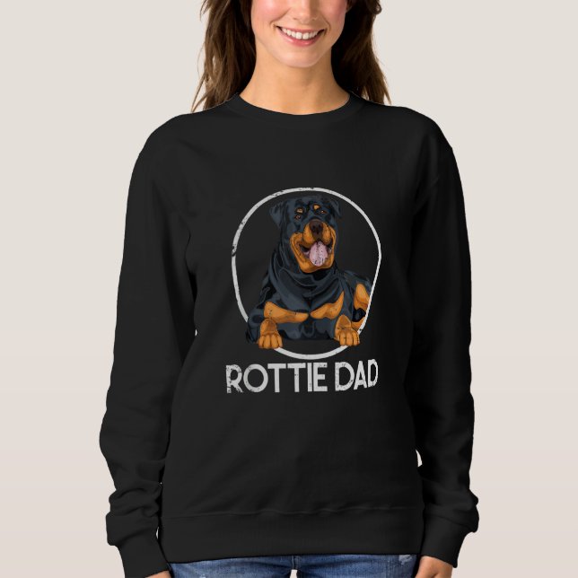 Sudadera Rottie Dad Rottweiler (Anverso)
