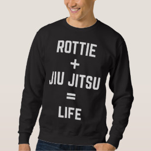 Sudadera Rottie + Jiu Jitsu = Life Guay Rottweiler Bjj