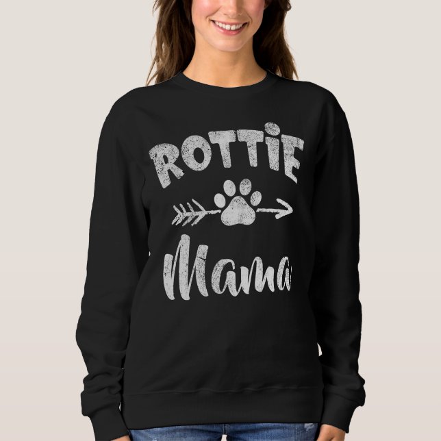 Sudadera Rottie Mama Paw (Anverso)