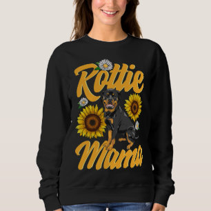 Sudadera Rottie Mama Rottweiler Dog Mom Cupe Puppy Propieta