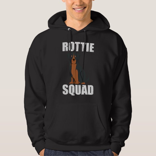 Sudadera Rottie Squad Rottweiler (Anverso)