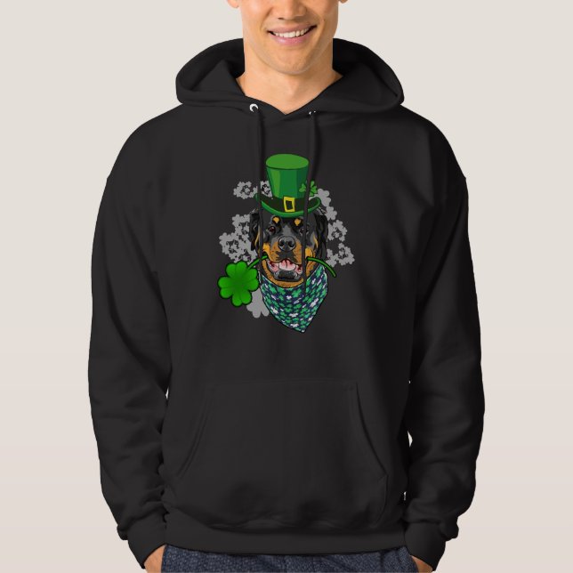 Sudadera Rottweiler 2020 Patrick S Day Para Los Amantes Del (Anverso)