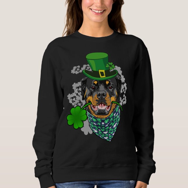 Sudadera Rottweiler 2020 Patrick S Day Para Los Amantes Del (Anverso)