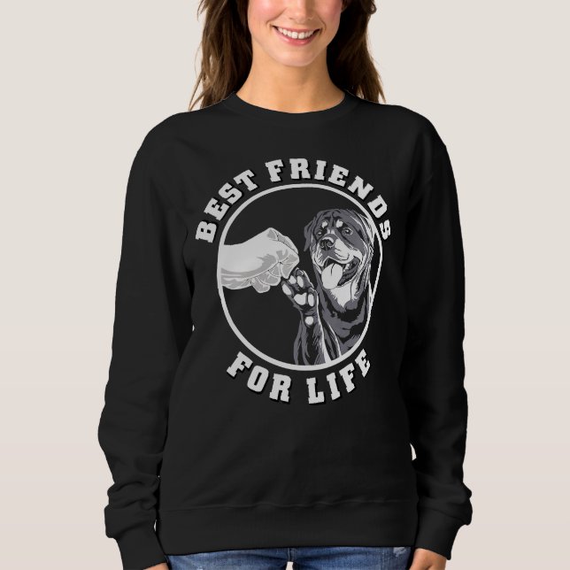 Sudadera Rottweiler Best Friends For Life Rottweiler Dog Ow (Anverso)