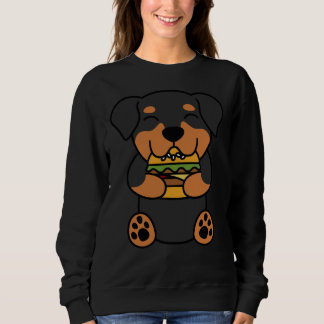 Sudadera Rottweiler Burger Lover