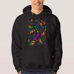 Sudadera Rottweiler colorido y lúdico