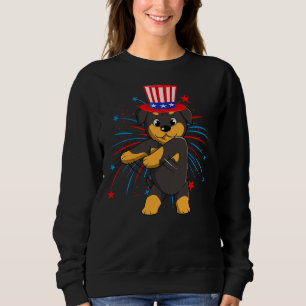 Sudadera Rottweiler Con Fuego De Gorra Estadounidense 4 De 