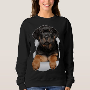 Sudadera Rottweiler Cute Rottweiler Para Mamá Papá Mujeres