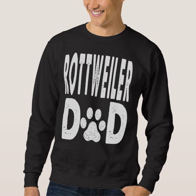 Sudadera Rottweiler Dad Dog Owner (Anverso)