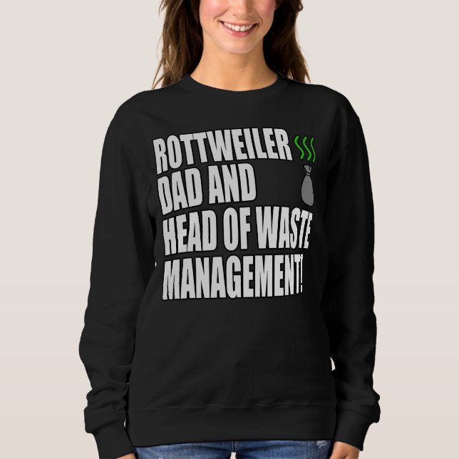 Sudadera Rottweiler Dad Funny (Anverso)