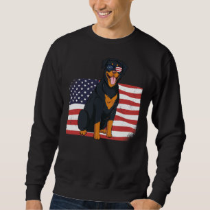 Sudadera Rottweiler Dad Y amp Mom American Flag 4 De Julio