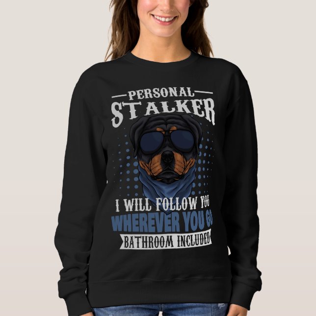 Sudadera Rottweiler de Stalker Personal (Anverso)