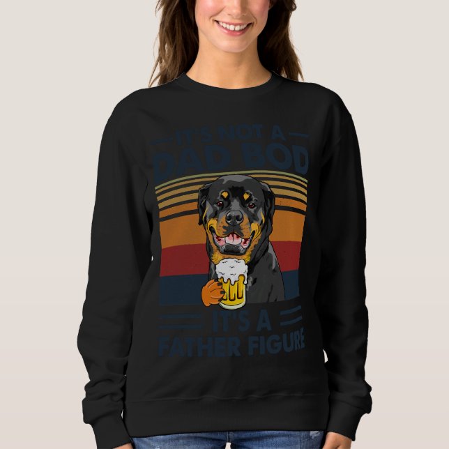 Sudadera Rottweiler del Día del Padre No es sangre de papá (Anverso)