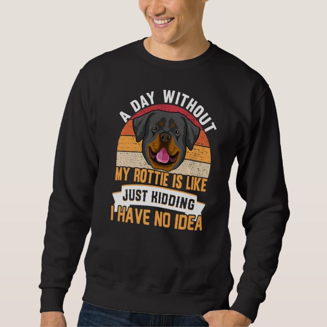 Sudadera Rottweiler Dog Appart Rottie Dueño (Anverso)