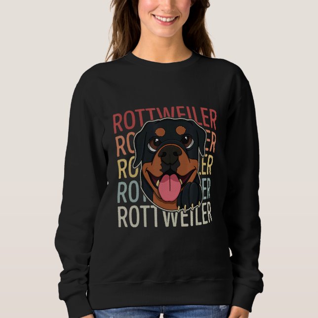 Sudadera Rottweiler Dog Breeders Dog Owner Saying 19 (Anverso)
