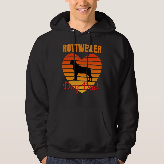 Sudadera Rottweiler Dog Dad 19 (Anverso)