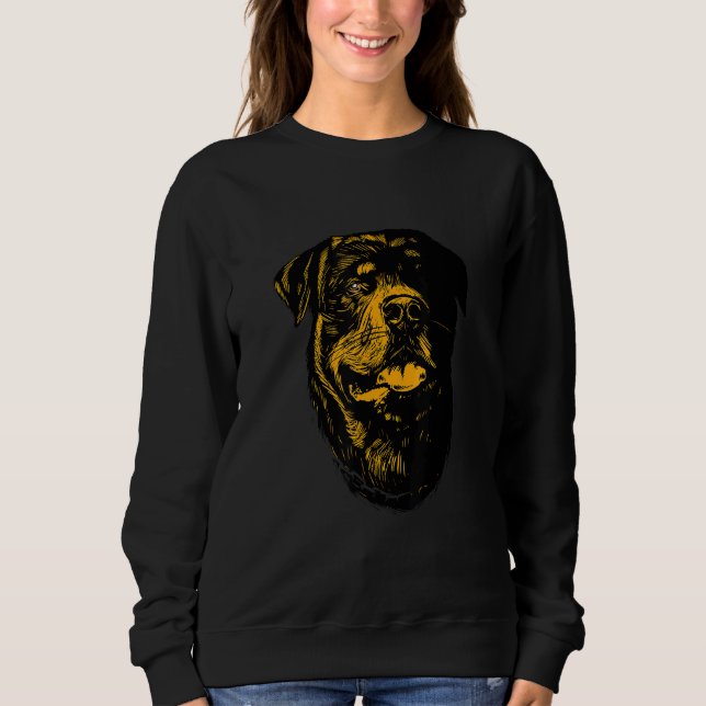 Sudadera Rottweiler Dog Happy Best Rottie Dad (Anverso)