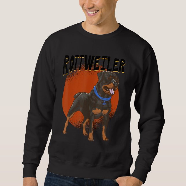 Sudadera Rottweiler - Dog Identification - Dogs Lover - Dog (Anverso)