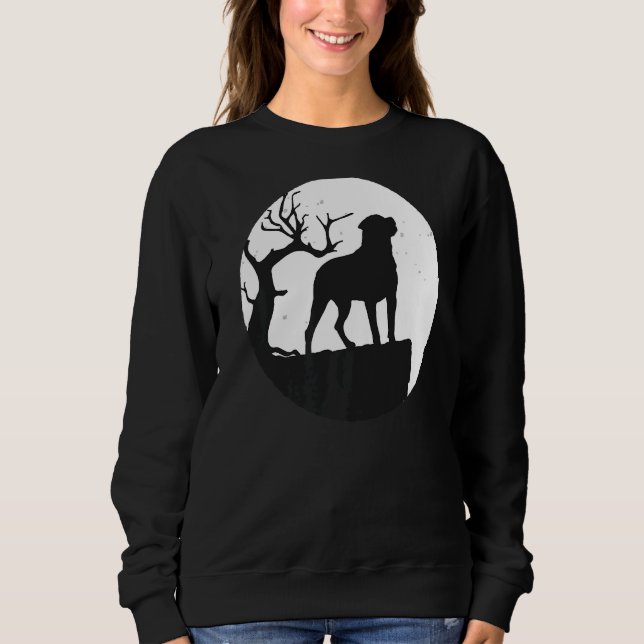 Sudadera Rottweiler Dog Retro (Anverso)