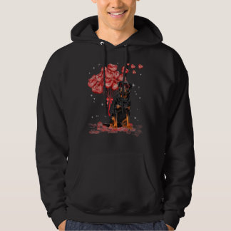 Sudadera Rottweiler Heart Día de San Valentín Dog Dad Mom 1