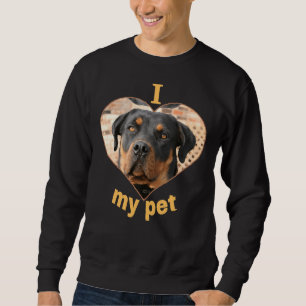 Sudadera Rottweiler Hermosas pinturas de perro me encantan