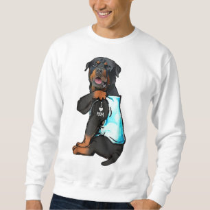 Sudadera Rottweiler I Love Mom Tattoo
