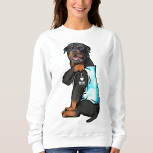 Sudadera Rottweiler I Love Mom Tattoo