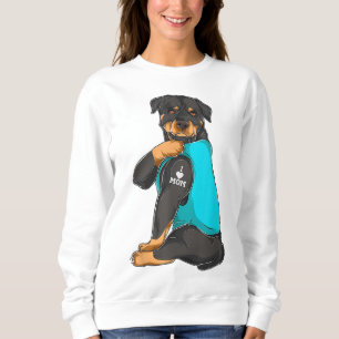 Sudadera Rottweiler I Love Mom Tattoo Appart Dog Mom Gifts