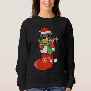 Sudadera Rottweiler In Socks Navidades Perro Navidad