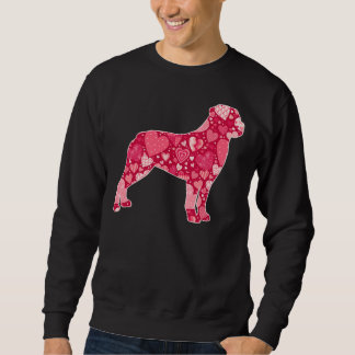 Sudadera Rottweiler Lover Dog Día de San Valentín Corte Hea