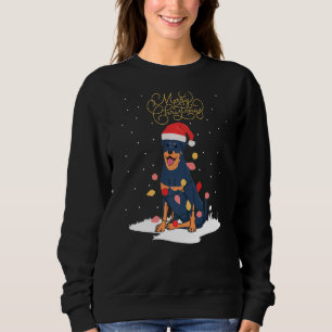 Sudadera Rottweiler Merry Christmas Rottie Xmas Rottweiler