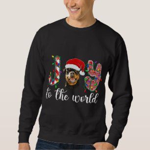Sudadera Rottweiler Navidades Rottie Xmas Fiesta Rottweiler