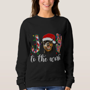 Sudadera Rottweiler Navidades Rottie Xmas Fiesta Rottweiler