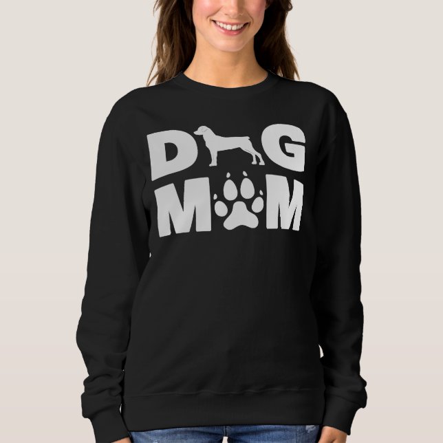 Sudadera Rottweiler Para El Día De La Madre Del Perro (Anverso)