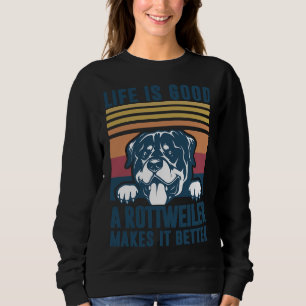 Sudadera Rottweiler Para Hombres Mujeres Rottweiler Mom Dad